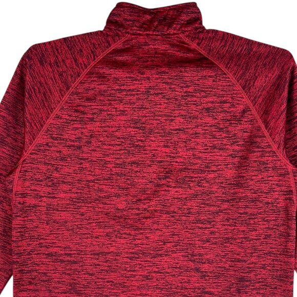 Tek Gear DryTek Men's Red & Black Quarter-Zip Pullover Sweatshirt Sz Medium NWOT - Picture 4 of 9
